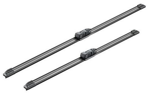 Set ștergătoare BOSCH AeroTwin A164S 3 397 014 164, lungimi 625 mm și 500 mm, fără carcasă, compatibile cu vehicule cu volan pe stânga